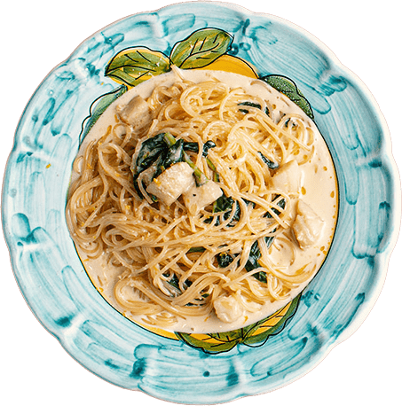 レモンクリームパスタ